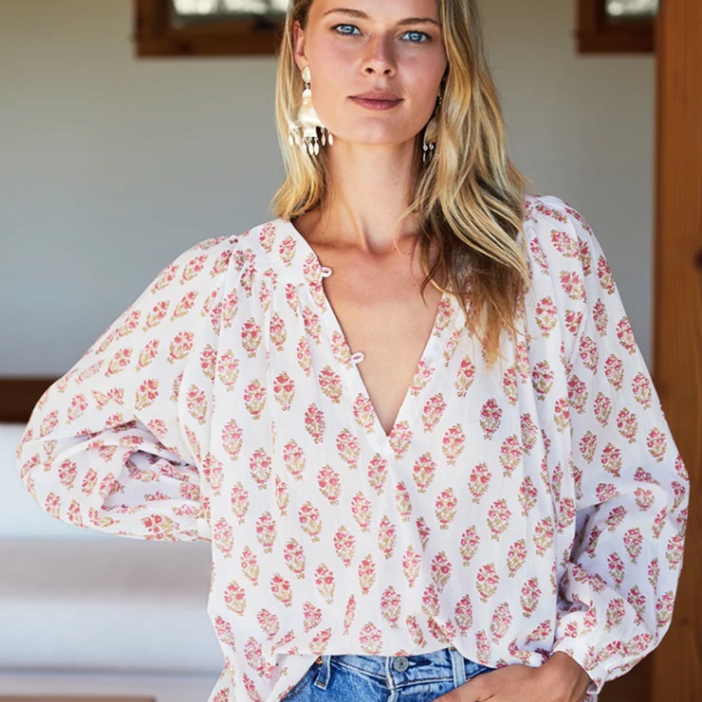 NWOT Emerson Fry Olympia Shirt - June Flowers Organic